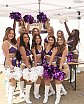 Die Cheerleader beim Spiel Frankfurt Galaxy vs Hamburg Seadevils am 16.07.2023