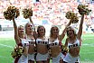 ELF: Die Pyromaniacs und die FlightCrew beim Spiel gegen  Berlin Thunder am 18.08.2024