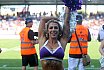 Die Cheerleader beim Spiel Frankfurt Galaxy vs Hamburg Seadevils am 16.07.2023