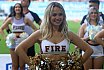 ELF: Die Pyromaniacs Cheerleader beim Heimspiel von Rhein Fire gegen die Hamburg Seadevils am  13.08.2023