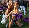 Die Cheerleader beim Spiel Frankfurt Galaxy vs Hamburg Seadevils am 16.07.2023
