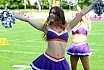 Die Cheerleader beim Spiel Frankfurt Universe vs Bad Homburg Sentinels am 26.08.2023
