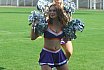 Die Cheerleader beim Spiel Frankfurt Universe vs Bad Homburg Sentinels am 26.08.2023