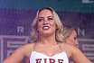 Die Cheerleader beim Spiel Rhein Fire vs Cologne Centurions am 23.07.2023