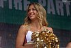 Die Cheerleader beim Spiel Rhein Fire vs Cologne Centurions am 23.07.2023