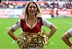 Die Cheerleader beim Spiel Rhein Fire vs Cologne Centurions am 23.07.2023