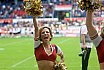 Die Cheerleader beim Spiel Rhein Fire vs Cologne Centurions am 23.07.2023