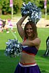 Die Cheerleader beim Spiel Frankfurt Universe vs Bad Homburg Sentinels am 26.08.2023