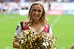 Die Cheerleader beim Spiel Rhein Fire vs Cologne Centurions am 23.07.2023