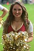 Die Cheerleader beim Spiel Rhein Fire vs Cologne Centurions am 23.07.2023