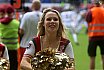 Die Cheerleader beim Spiel Rhein Fire vs Cologne Centurions am 23.07.2023