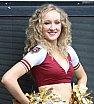 ELF: Die Pyromaniacs Cheerleader beim Spiel Rhein Fire vs Hamburg SeaDevils am 15.06.2025