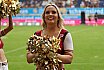 ELF: Die Pyromaniacs Cheerleader beim Heimspiel von Rhein Fire gegen die Paris Musketeers am  18.06.2023