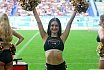 ELF: Die Pyromaniacs Cheerleader beim Heimspiel von Rhein Fire gegen die Hamburg Seadevils am  13.08.2023