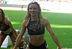 ELF: Die Pyromaniacs Cheerleader beim Heimspiel von Rhein Fire gegen die Hamburg Seadevils am  13.08.2023