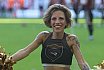 ELF: Die Pyromaniacs Cheerleader beim Heimspiel von Rhein Fire gegen die Hamburg Seadevils am  13.08.2023