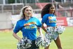 Die Cologne Crocodiles Cheerleader beim GFL Heimspiel gegen die Potsdam Royals am 21.08.2021