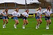 Die Frankfurt Universe Cheerleader beim Heimspiel gegen die Munich Cowboys am 29.08.2021