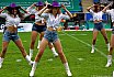 Die Frankfurt Universe Cheerleader beim Heimspiel gegen die Munich Cowboys am 29.08.2021