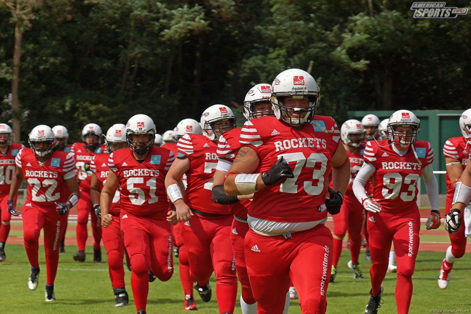 OL Hessen: Rhein-Main Rockets vs Wetzlar Wölfe 25:13 10.08.201