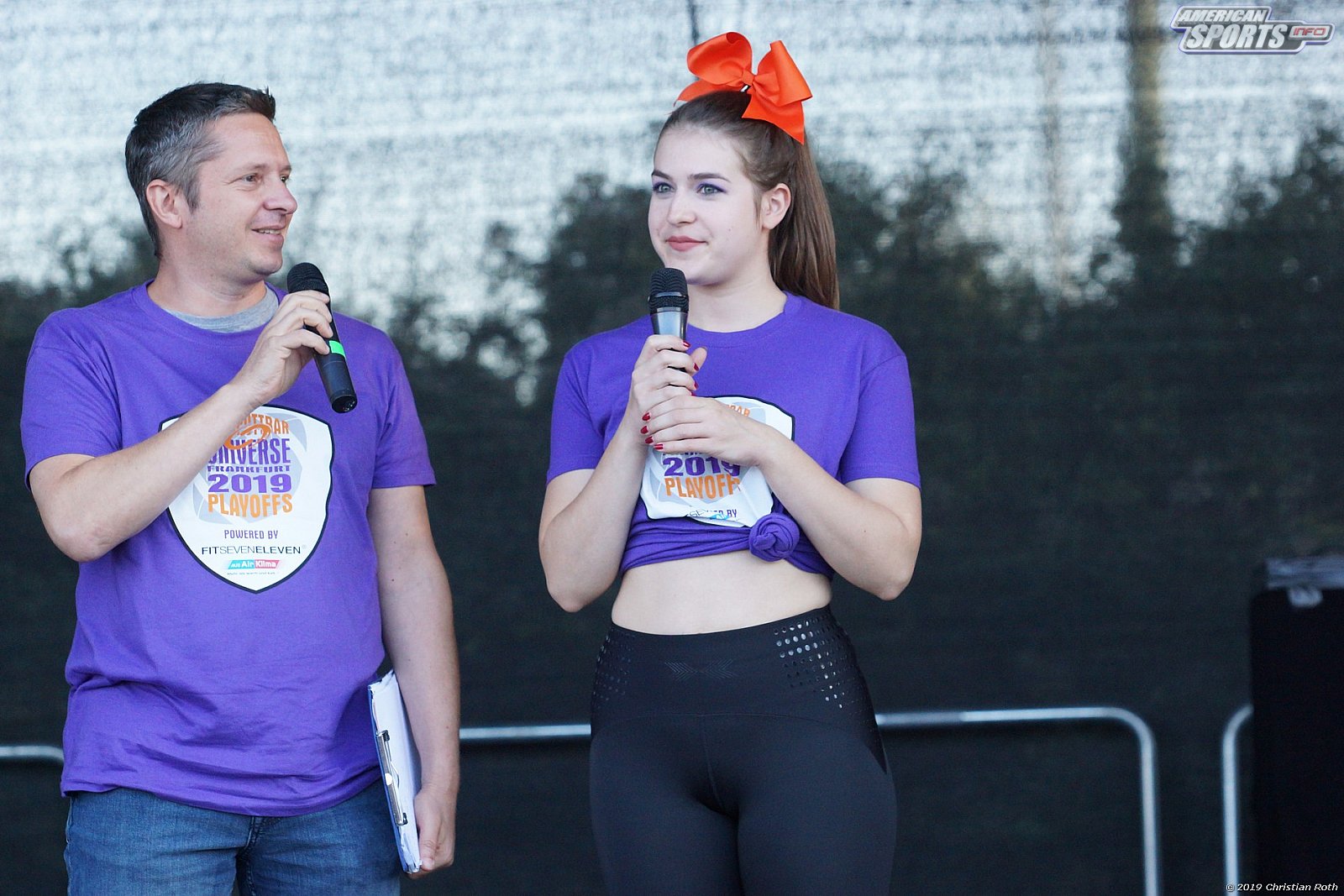 Die Frankfurt Universe Cheerleader beim Heimspiel gegen die Hildesheim Invaders am 21.09.2019