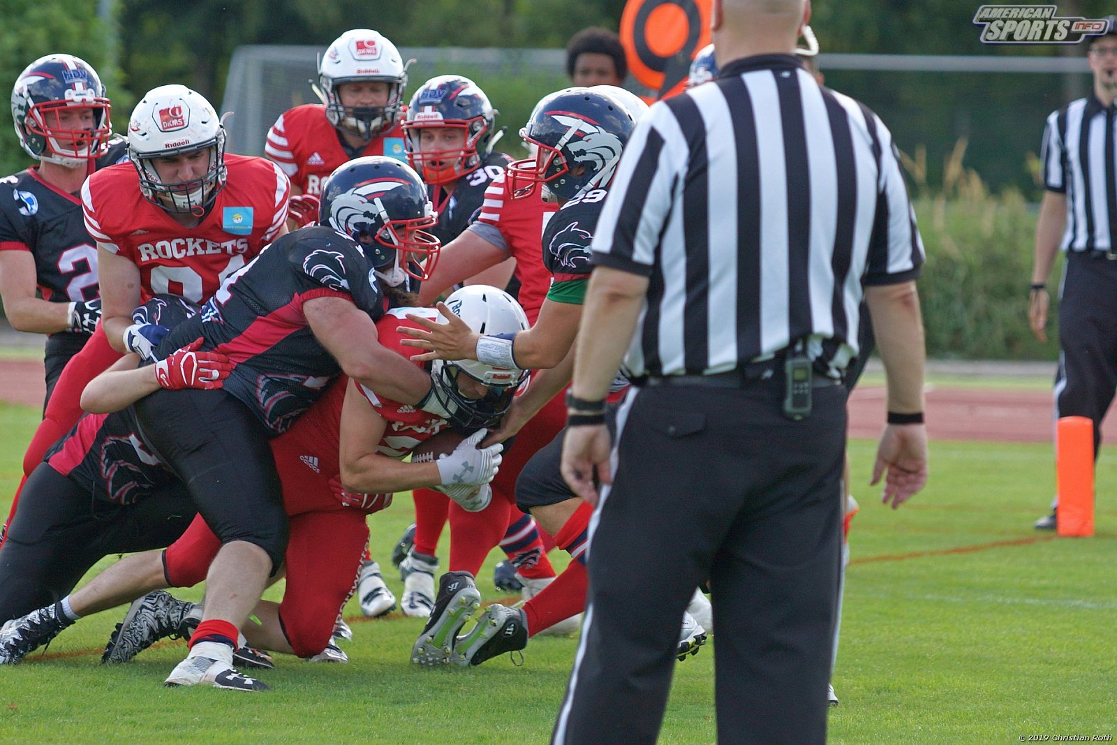 OL Hessen: Rhein-Main Rockets vs Wetzlar Wölfe 25:13 10.08.201
