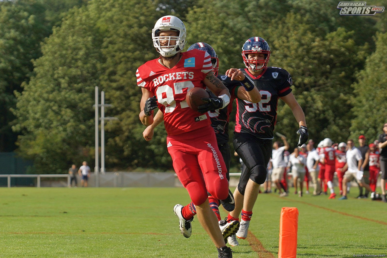 OL Hessen: Rhein-Main Rockets vs Wetzlar Wölfe 25:13 10.08.201