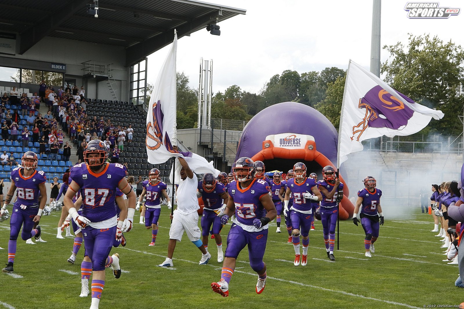 GFL Süd: Frankfurt Universe vs Stuttgart Scorpions 51:12 18.08.2019 Galerie 1