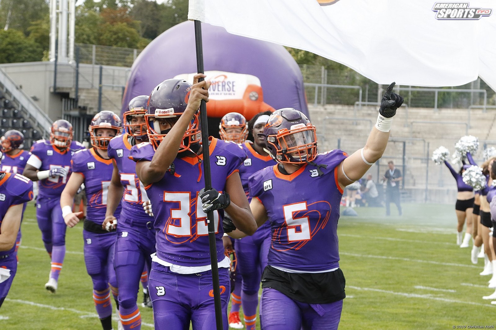 GFL Süd: Frankfurt Universe vs Stuttgart Scorpions 51:12 18.08.2019 Galerie 1
