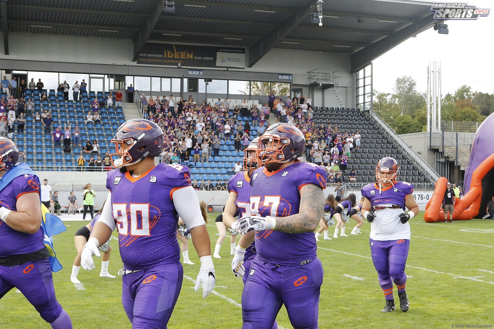 GFL Süd: Frankfurt Universe vs Stuttgart Scorpions 51:12 18.08.2019 Galerie 1