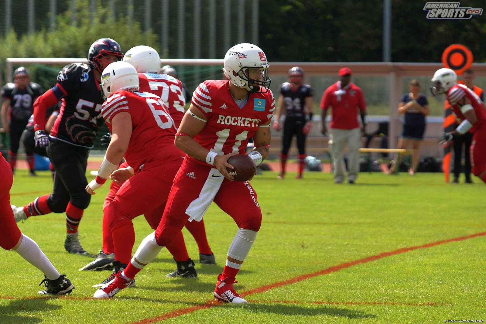 OL Hessen: Rhein-Main Rockets vs Wetzlar Wölfe 25:13 10.08.201