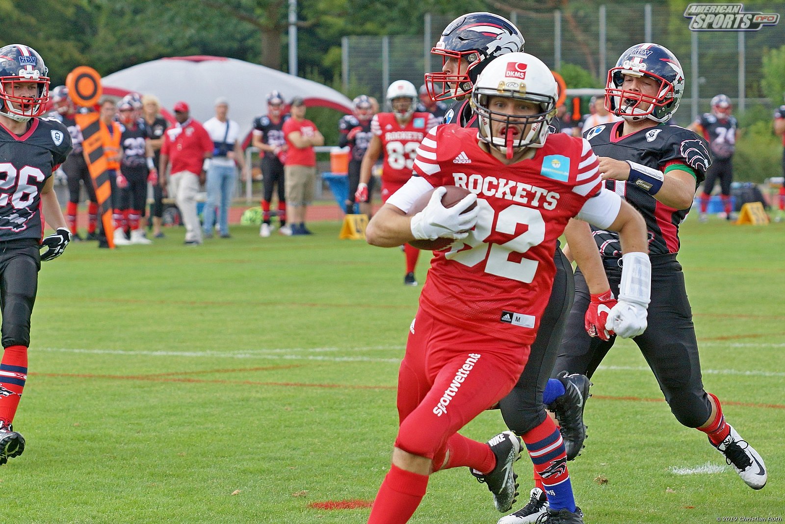 OL Hessen: Rhein-Main Rockets vs Wetzlar Wölfe 25:13 10.08.201