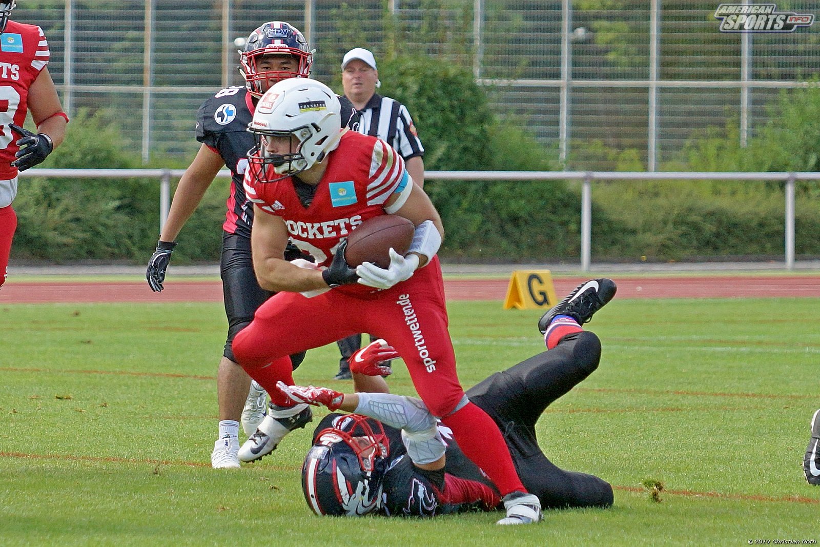 OL Hessen: Rhein-Main Rockets vs Wetzlar Wölfe 25:13 10.08.201
