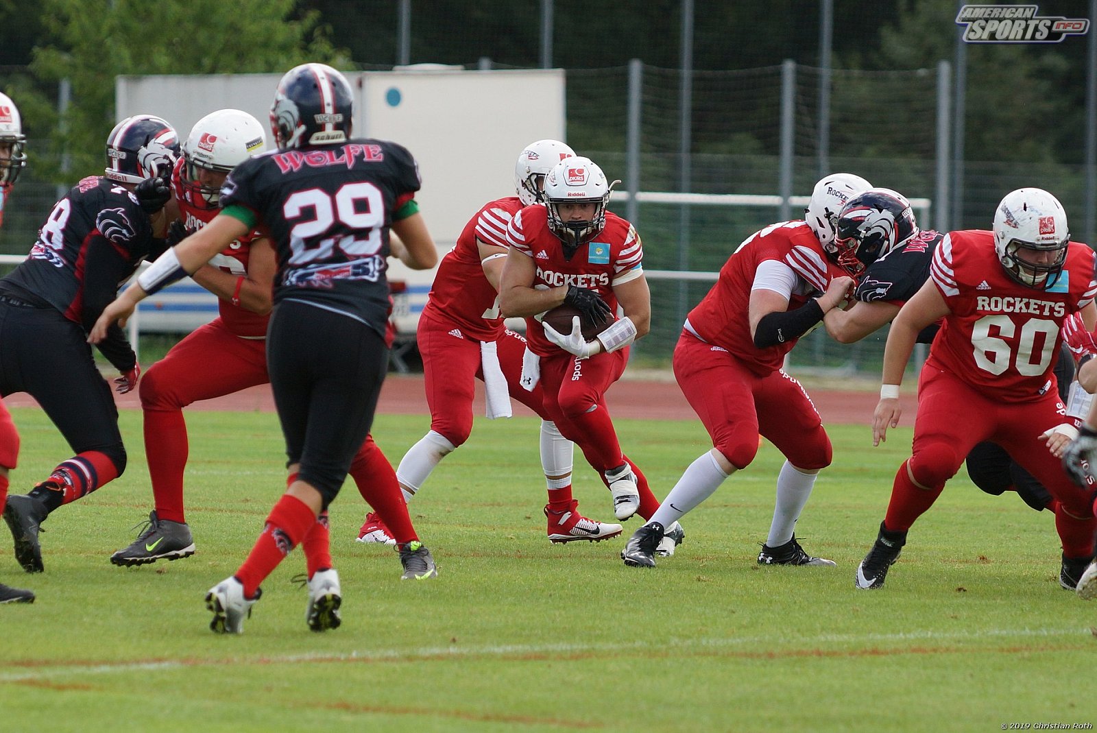 OL Hessen: Rhein-Main Rockets vs Wetzlar Wölfe 25:13 10.08.201