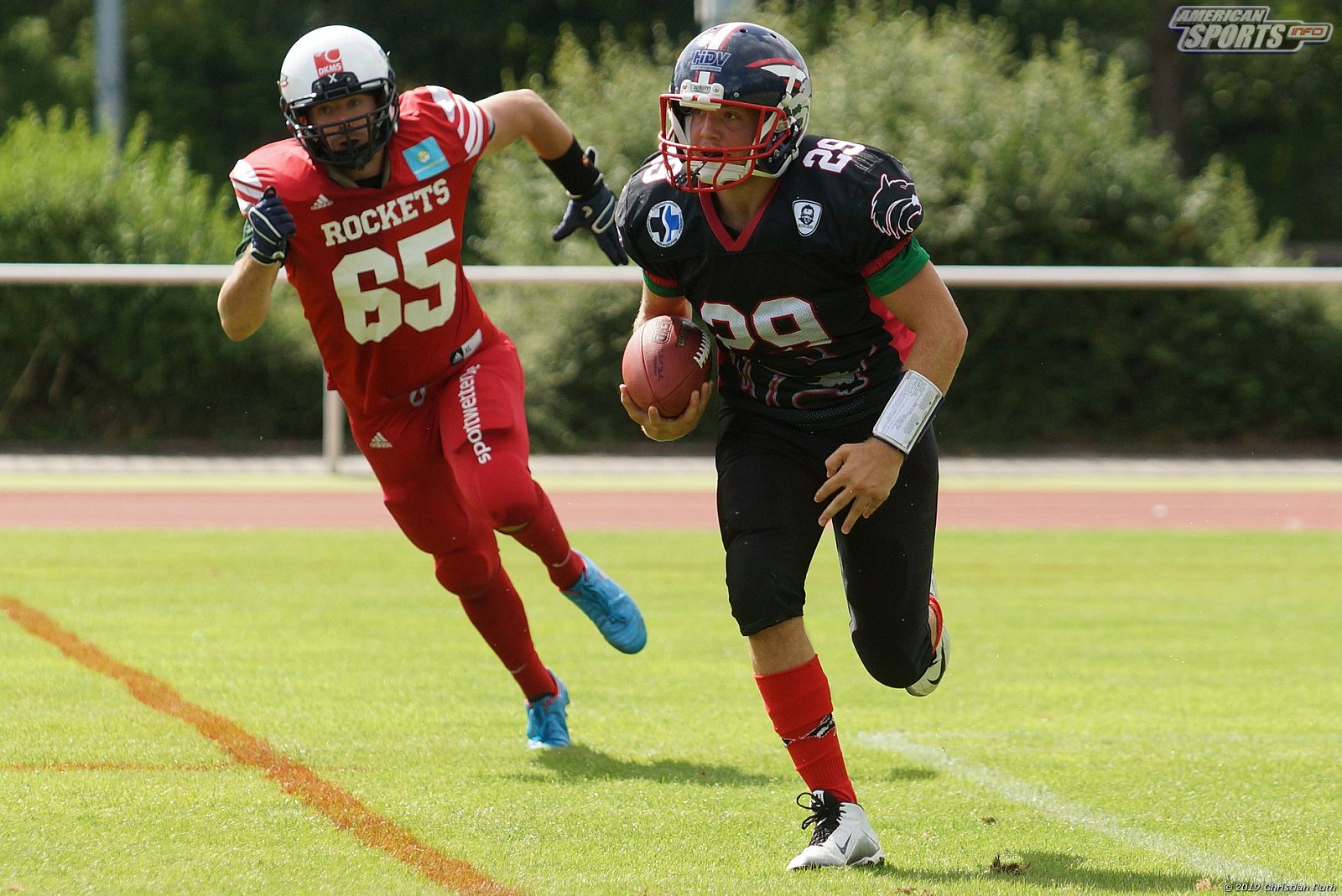 OL Hessen: Rhein-Main Rockets vs Wetzlar Wölfe 25:13 10.08.201
