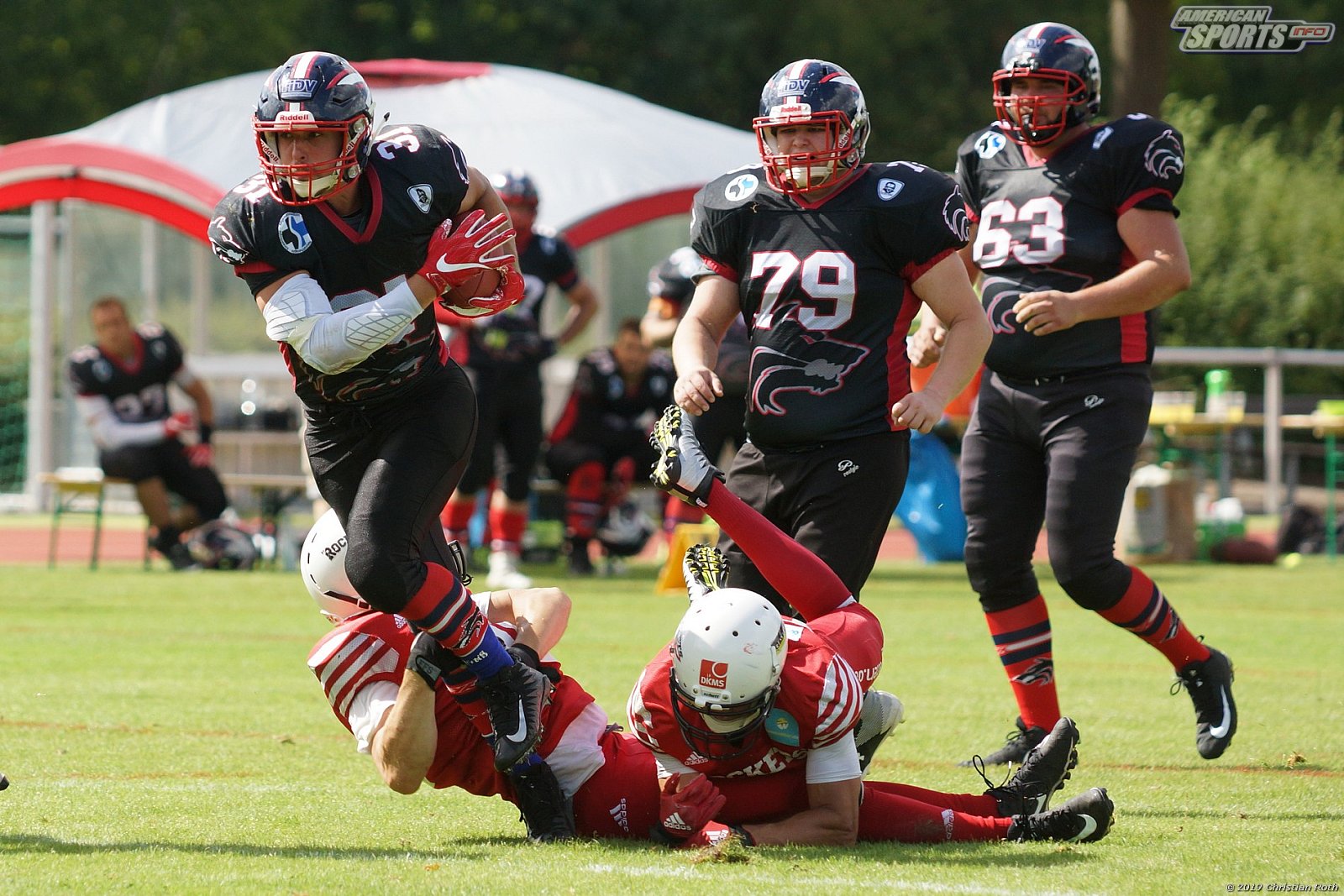 OL Hessen: Rhein-Main Rockets vs Wetzlar Wölfe 25:13 10.08.201