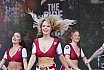 ELF: Die Pyromaniacs Cheerleader beim Heimspiel von Rhein Fire gegen die Hamburg Sea Devils am 25.07.2022