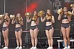 ELF: Die Pyromaniacs Cheerleader beim Heimspiel von Rhein Fire gegen die Hamburg Sea Devils am 25.07.2022