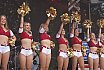 ELF: Die Pyromaniacs Cheerleader beim Heimspiel von Rhein Fire gegen die Frankfurt Galaxy am 21.08.2022