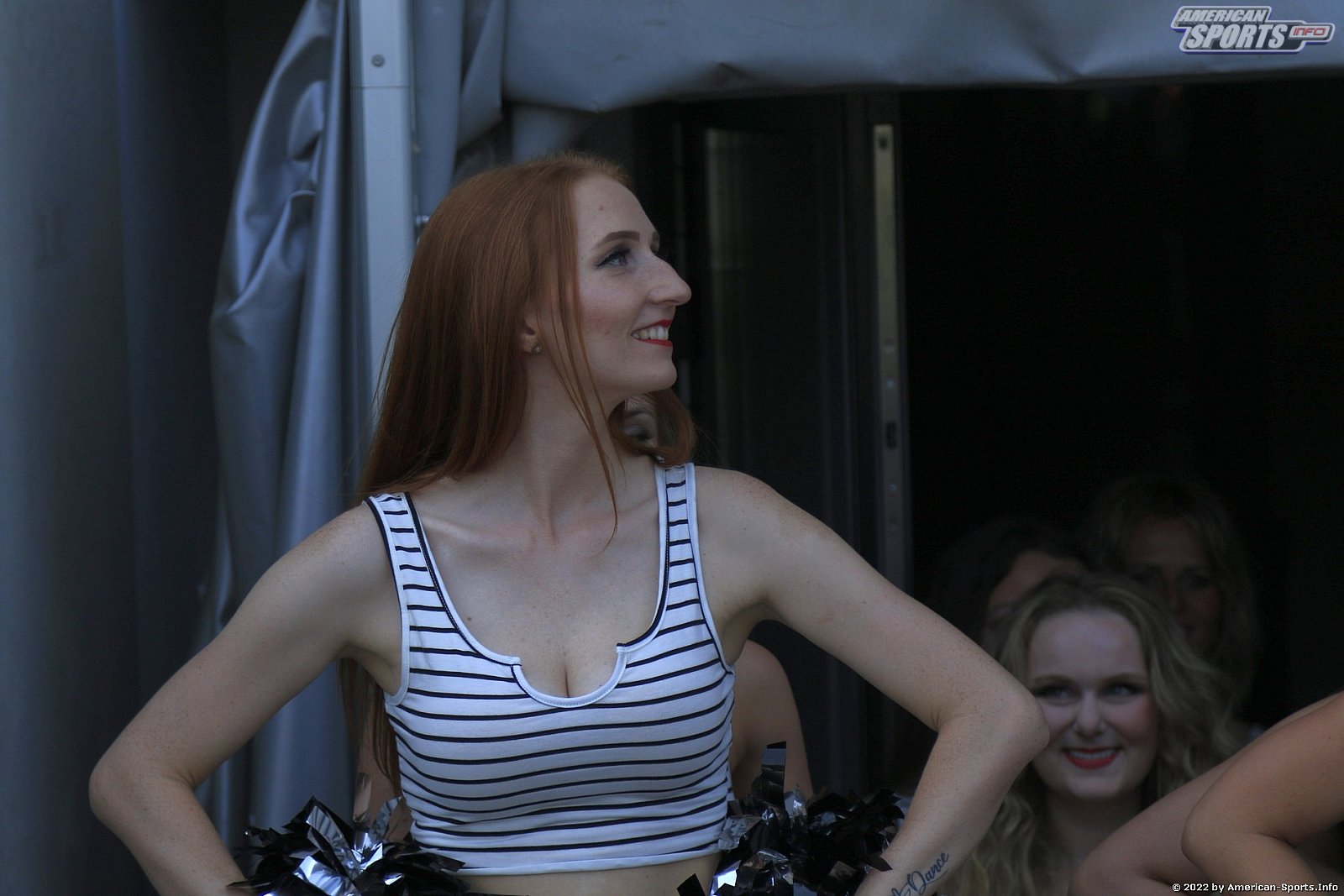 Die Galaxy Dancers beim Spiel gegen die Panthers Wrocław am 19.06.2022