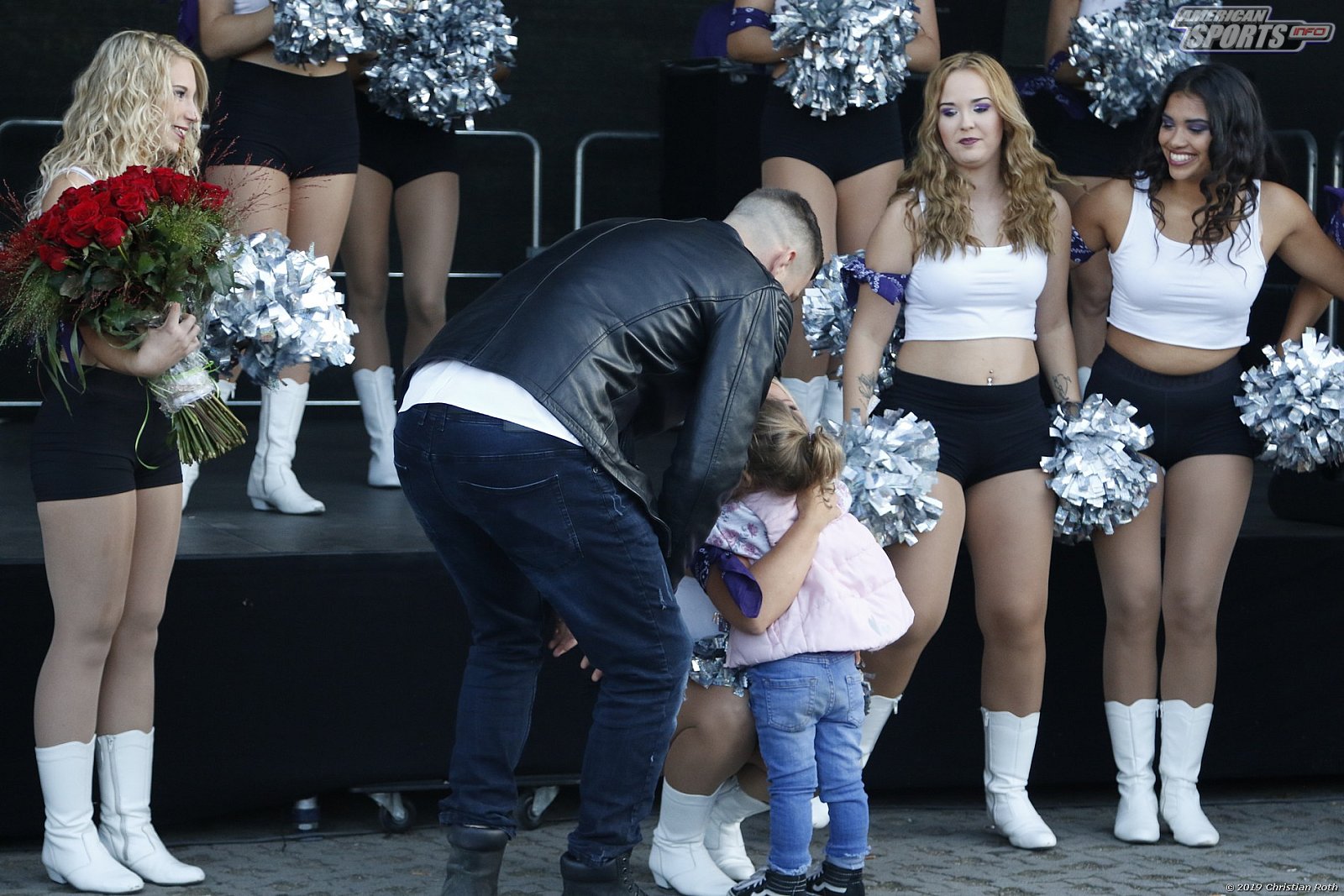 Die Frankfurt Universe Cheerleader beim Heimspiel gegen die Hildesheim Invaders am 21.09.2019