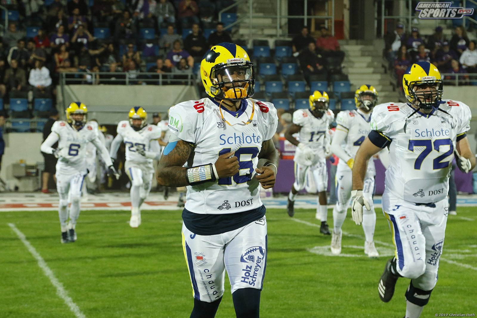GFL Playoffs Viertelfinale: Frankfurt Universe vs Hildesheim Invaders 28:07 21.09.2019