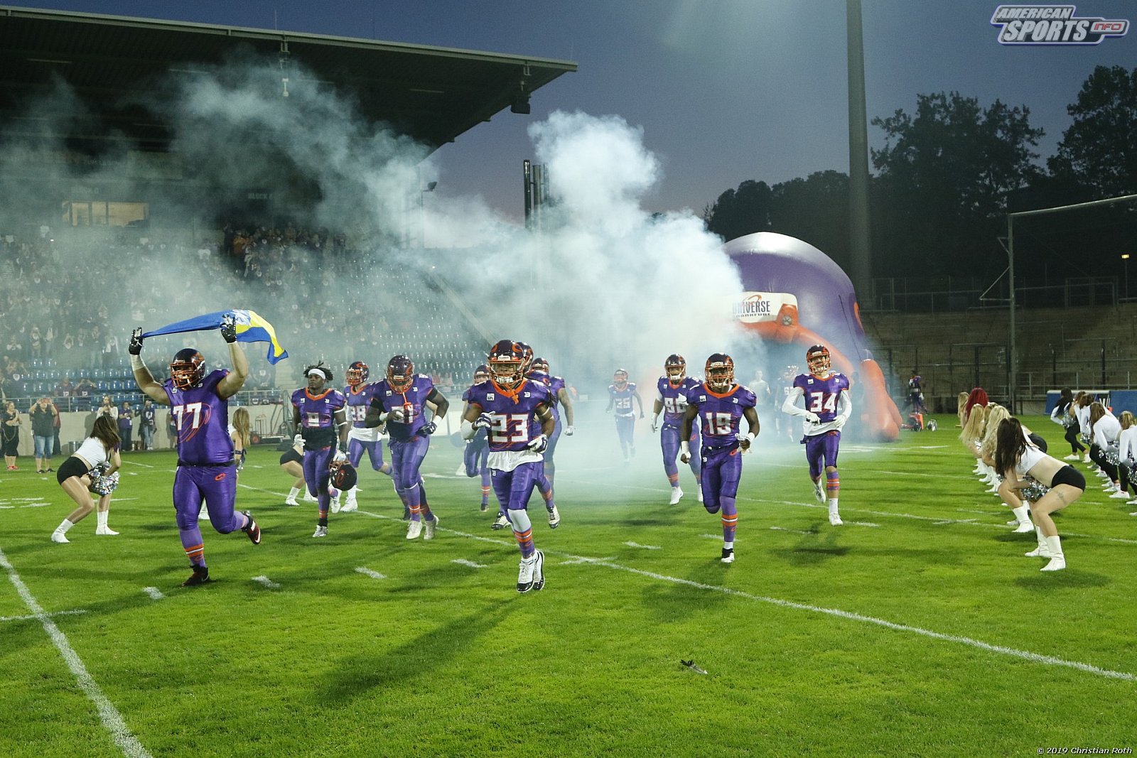 GFL Playoffs Viertelfinale: Frankfurt Universe vs Hildesheim Invaders 28:07 21.09.2019