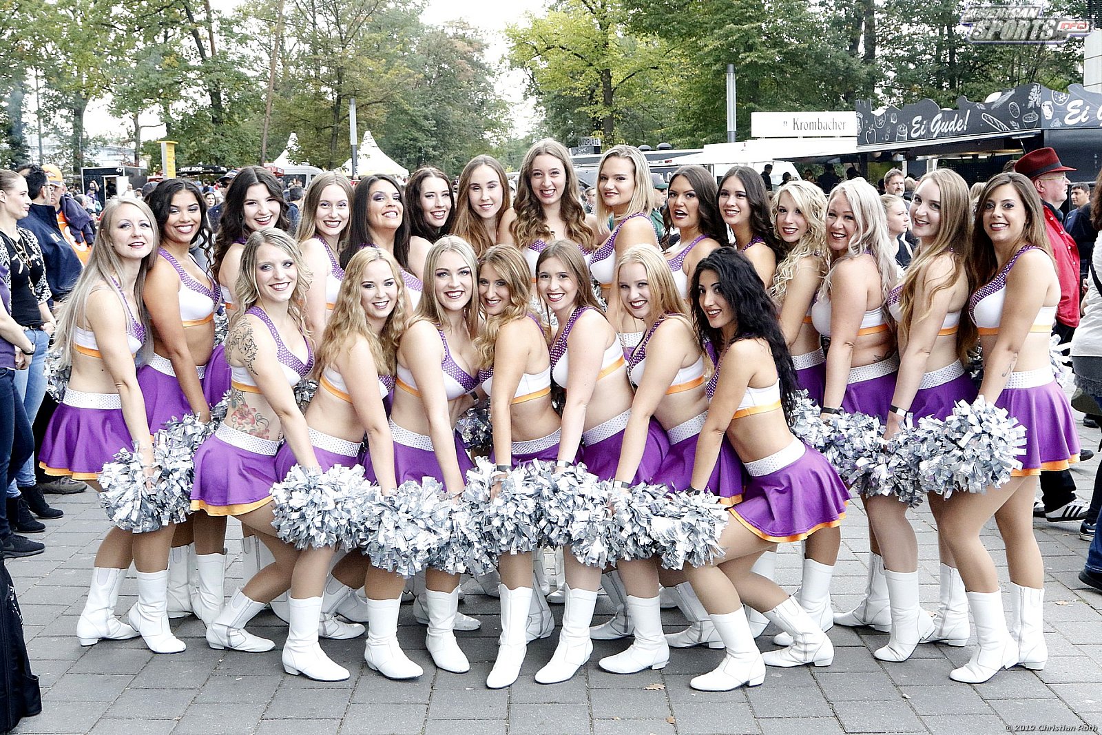 Die Frankfurt Universe Cheerleader beim Germanbowl XLI am 12.10.2019