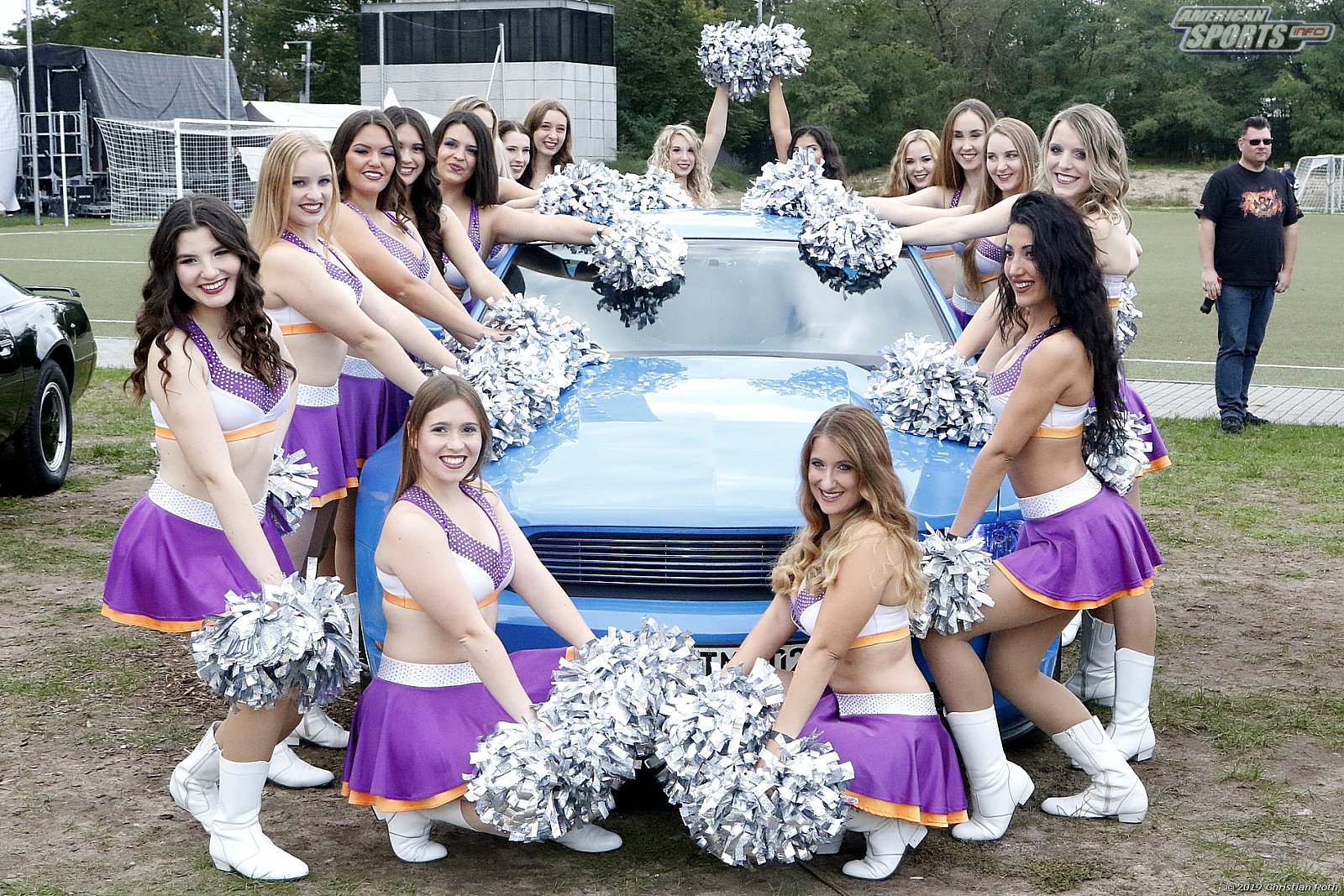 Die Frankfurt Universe Cheerleader beim Germanbowl XLI am 12.10.2019