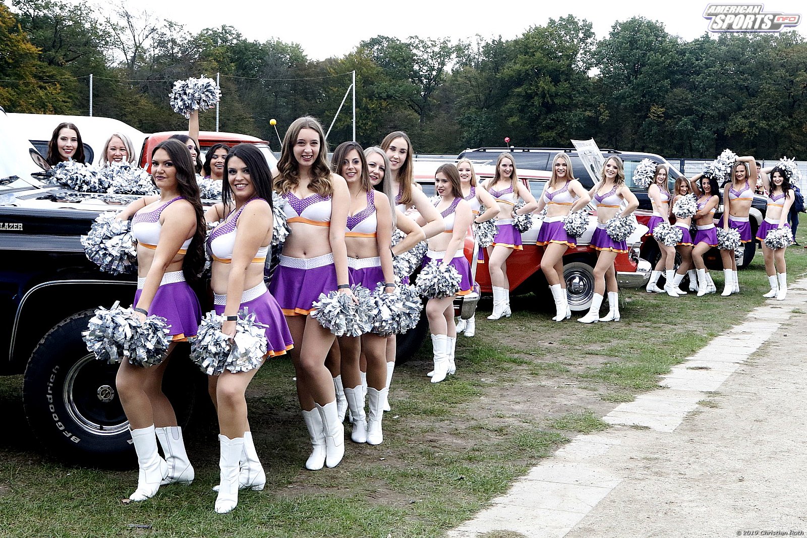 Die Frankfurt Universe Cheerleader beim Germanbowl XLI am 12.10.2019