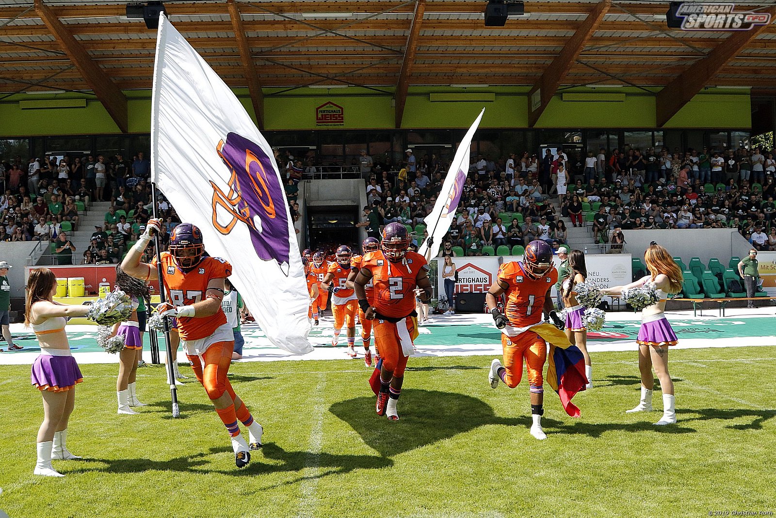 GFL Süd: Schwäbisch Hall Unicorns vs Frankfurt Universe 42:34 11.08.2019