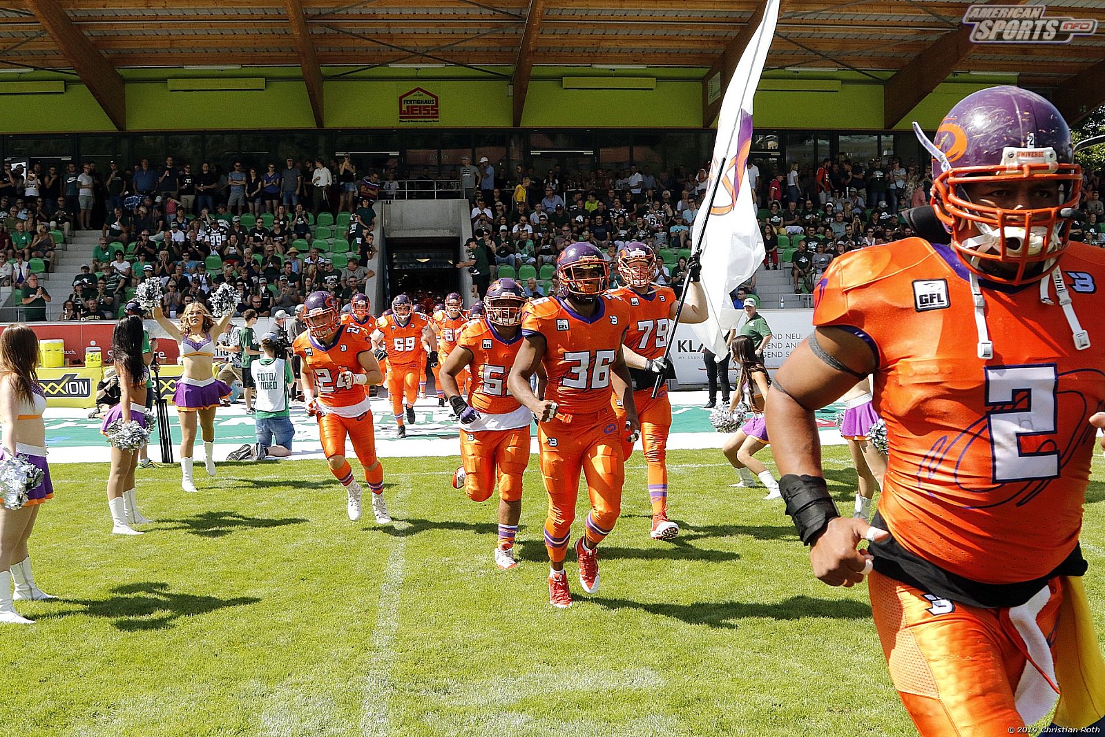 GFL Süd: Schwäbisch Hall Unicorns vs Frankfurt Universe 42:34 11.08.2019