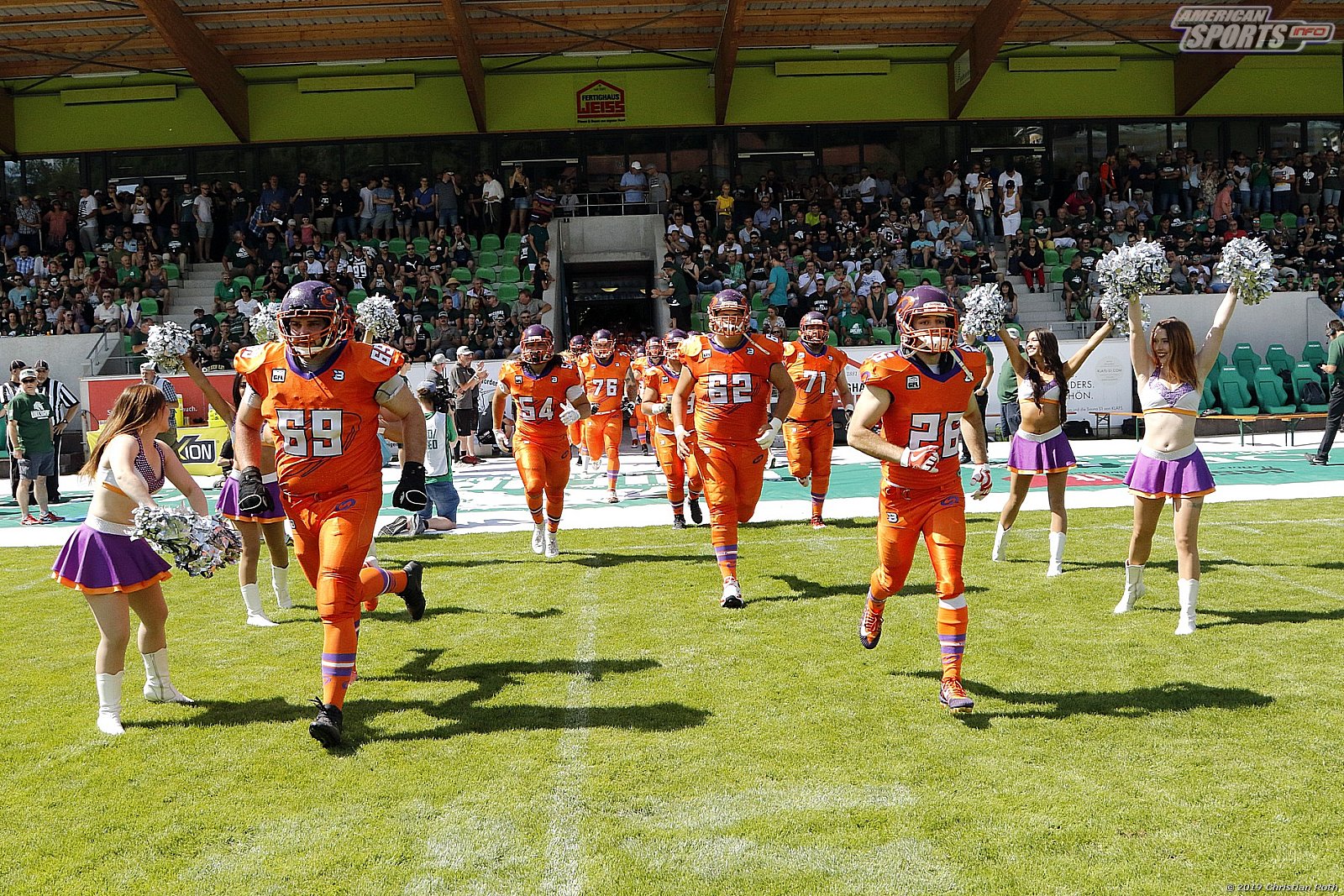 GFL Süd: Schwäbisch Hall Unicorns vs Frankfurt Universe 42:34 11.08.2019