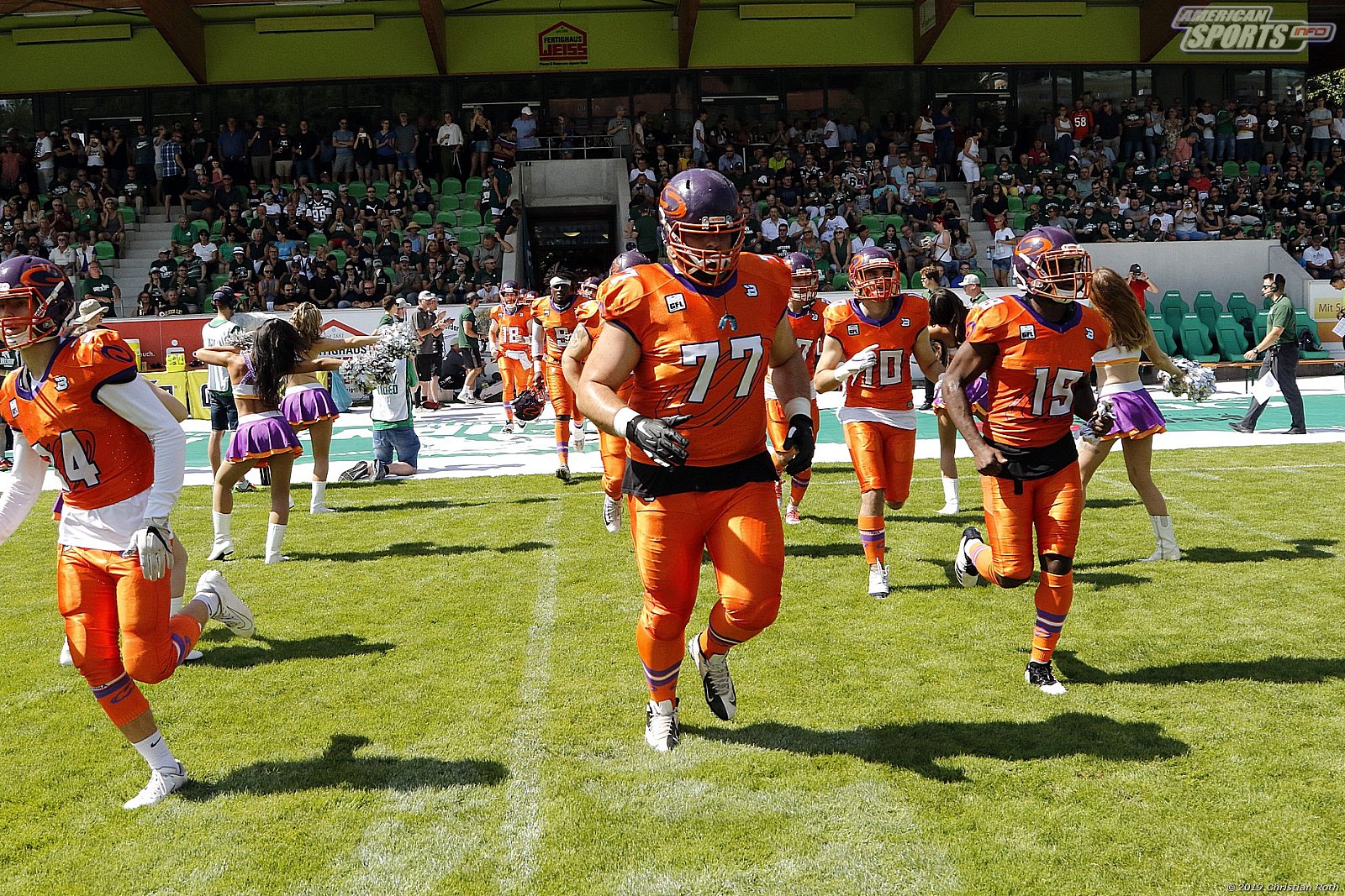 GFL Süd: Schwäbisch Hall Unicorns vs Frankfurt Universe 42:34 11.08.2019